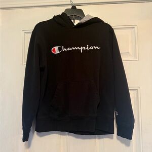 Champion Black and Gray Athletic Hoodie
